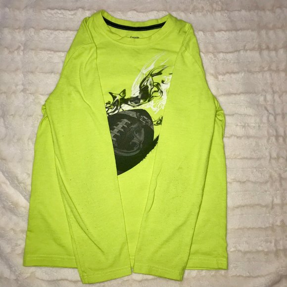 📣3 for $15 📣Green Long Sleeve Football Shirt - Picture 3 of 3